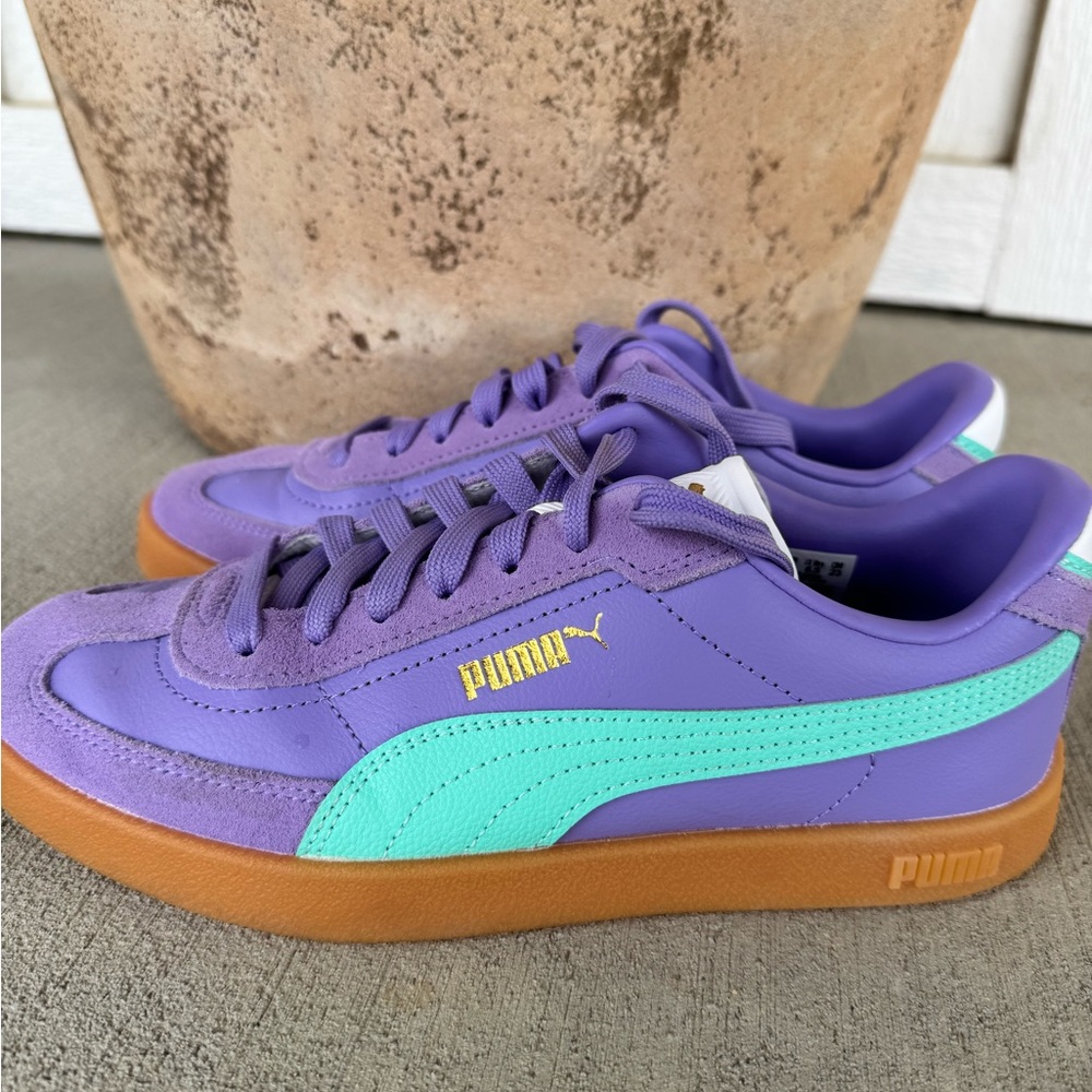 Puma Purple Teal Gum Sole Sneakers Women’s Size 6.5 Worn Once